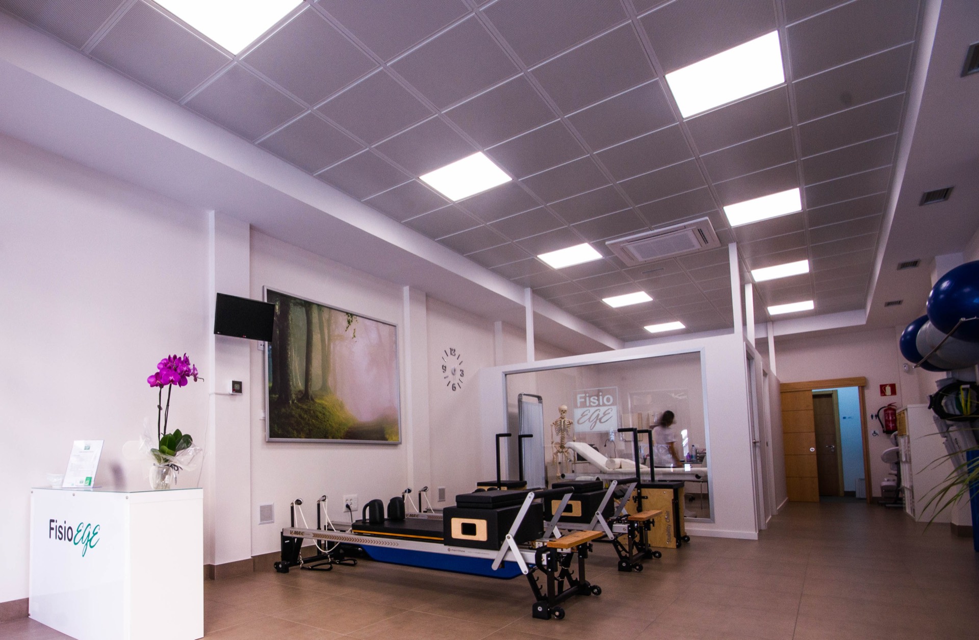 Sala de pilates y fisioterapia de FisioEGE Canalejas